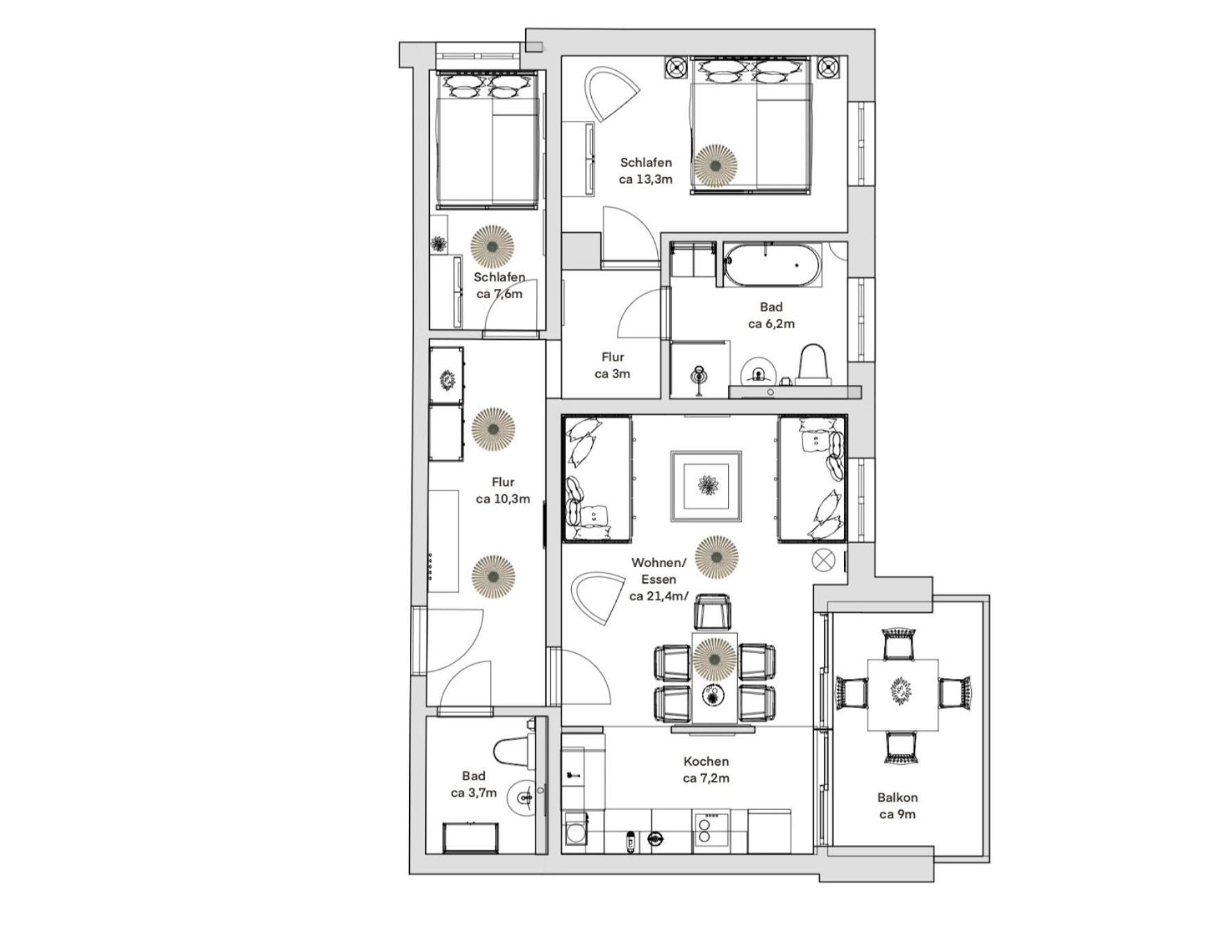 Pineapple Apartments Dresden Zwinger V - 78 Qm - 1X Free Parking מראה חיצוני תמונה